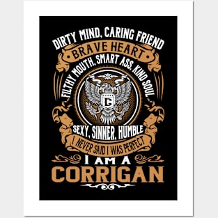 CORRIGAN Posters and Art